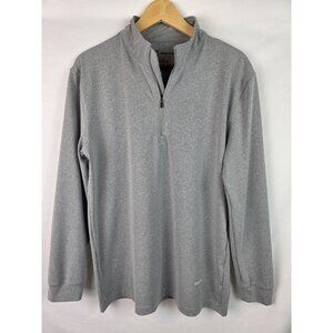 Greenside Golf Men's Shirt Size Medium Gray 1/4 Zip Athletic Long Sleeve Top